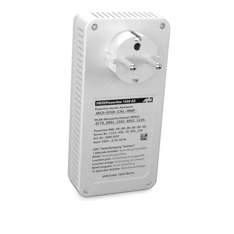 Powerline 1240 AX WLAN rinkinys 1200 Mbit/s Ethernet LAN Wi-Fi Baltas 2 vnt.