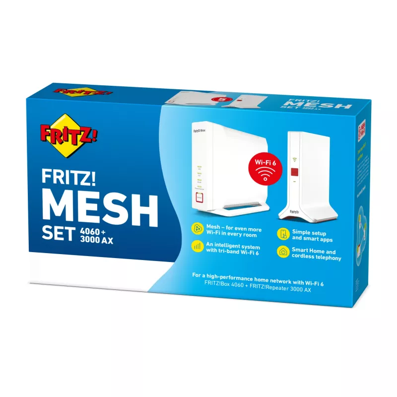 Mesh rinkinys FRITZ 4060 + 3000 AX International