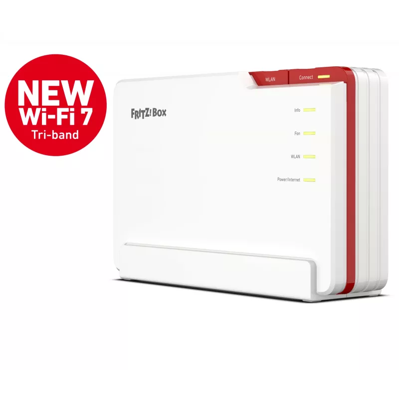 Dėžutė FRITZ! 5690 Pro International belaidis maršrutizatorius 2.5 Gigabit Ethernet Tri-band (2.4 GHz / 5 GHz / 6 GHz) Balta