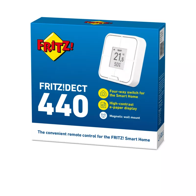 AVM FRITZ!DECT 440 International belaidis apšvietimo valdiklis, baltas, DECT