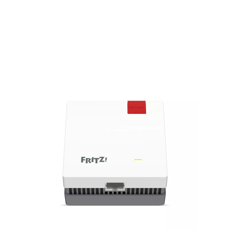 Tinklo sistema FRITZ!Mesh Set 1600 2-Pack International Edition dvi juostos (2,4 GHz / 5 GHz) Wi‑Fi 6 (802.11ax) raudona, balta vidinė