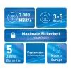 Tinklo sistema FRITZ!Mesh Set 1600 2-Pack International Edition dvi juostos (2,4 GHz / 5 GHz) Wi‑Fi 6 (802.11ax) raudona, balta vidinė
