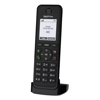 DECT telefonas AVM FRITZ! Fon M3 International — belaidis ragelis, skambintojo ID, garsiakalbis, 1 ragelis, 1000 įrašų telefonų knyga