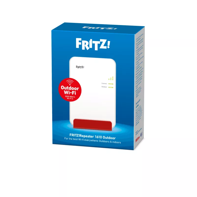 Signalo kartotuvas FRITZ 1610 Outdoor Tinklo kartotuvas 3000 Mbit/s Baltas
