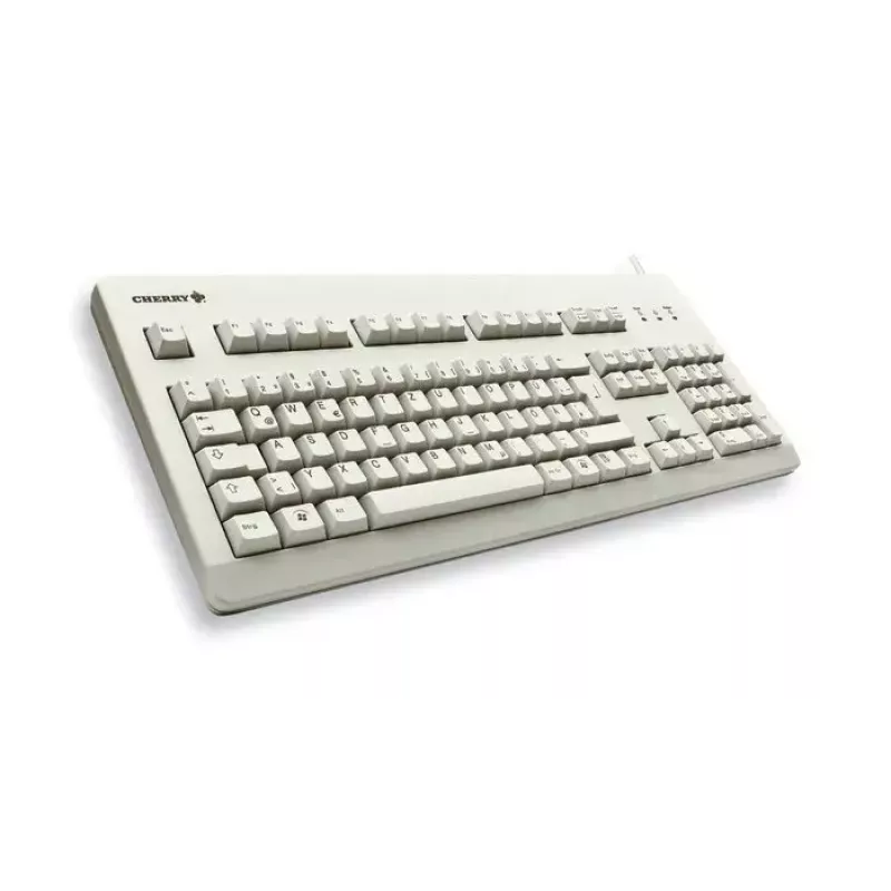 Mechaninė pilno dydžio klaviatūra CHERRY G80-3000 USB QWERTY UK English pilka, 105 klavišai, 1,75 m laidas