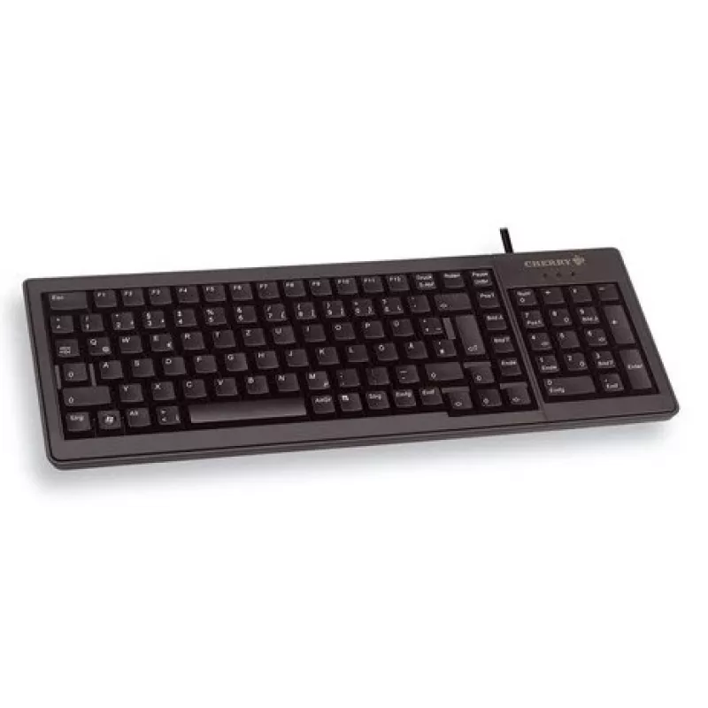 CHERRY G84-5200LCMCH-2 klaviatūra Namams USB Swiss juoda