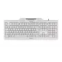 CHERRY KC 1000 SC klaviatūra universali USB AZERTY belgiška balta