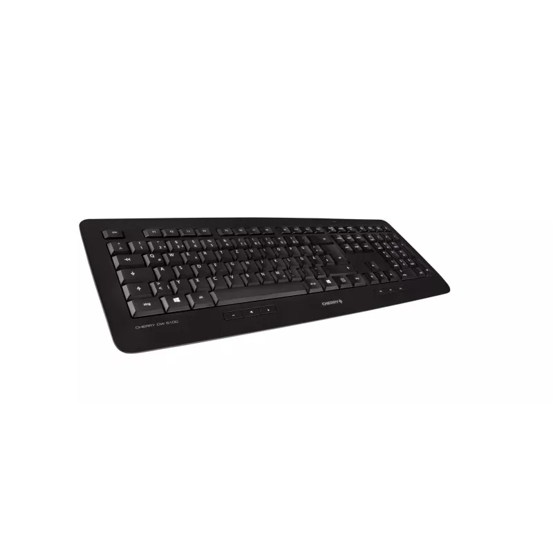 CHERRY DW 5100 klaviatūra Pelė komplekte Universali RF Belaidė JD-0520BE-2