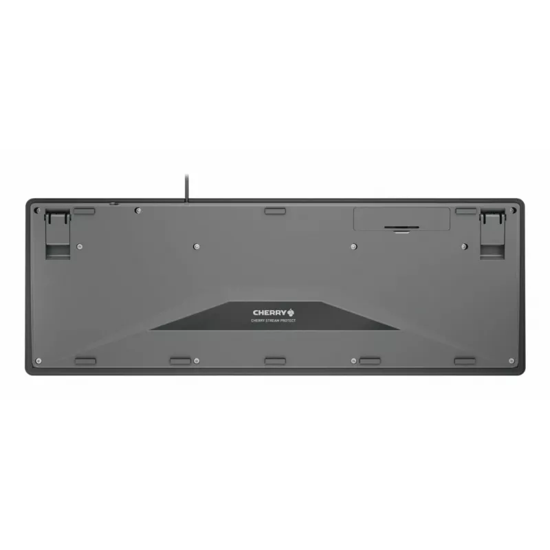 Contour Design STREAM PROTECT, pilno dydžio (100 %), laidinė, USB, žirkliniai klavišai, QWERTY, juoda
