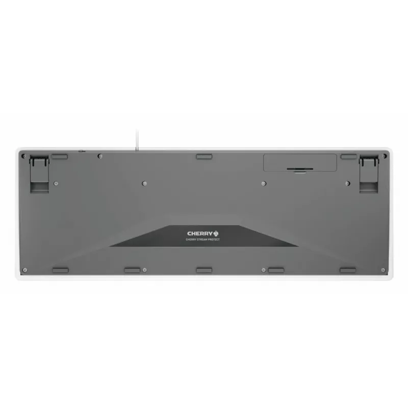 Contour Design STREAM PROTECT, pilno dydžio (100 %), laidinė, USB, žirkliniai jungikliai, QWERTY, balta