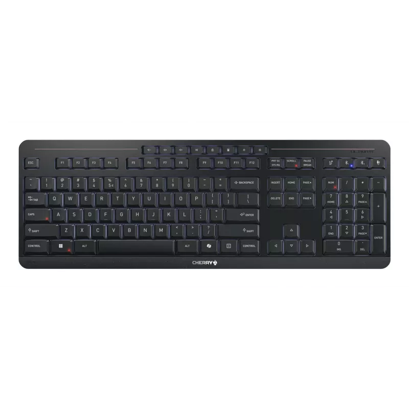 CHERRY Stream desktop ultimate klaviatūra Pelė įtraukta Namams/Biurui USB + RF belaidis + Bluetooth QWERTY Anglų Juoda