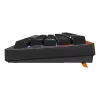 Mechaninė žaidimų klaviatūra Cherry K5 Pro TMR Compact — 65% išdėstymas, QWERTZ, RGB apšvietimas, USB laidinė, 2 m laidas, juoda/oranžinė