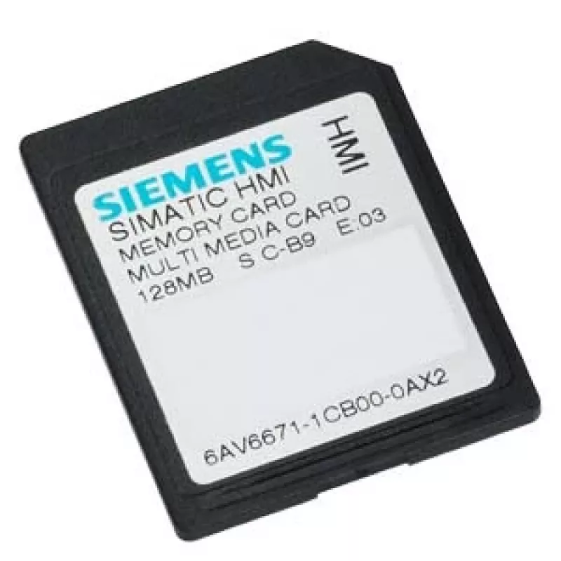 Siemens 6AV6671-1CB00-0AX2 SIMATIC MMC atminties kortelė 128 MB