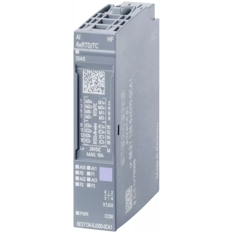 Siemens 6ES7134-6JD00-0CA1 skaitmeninis / analoginis įvesties / išvesties modulis, analoginis