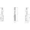 Siemens 6ES7193-6BP40-0DA1 elektros gnybtai