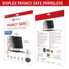 Displex PRIVACY SAFE nuimamas dvipusis privatumo filtras nešiojamam kompiuteriui (berėmis) 14 colių (16:9)