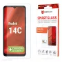Displex Smart Glass (9H) apsauginis stiklas „Xiaomi Redmi 14C“, tvirtinimo lipdukas, nedūžtantis