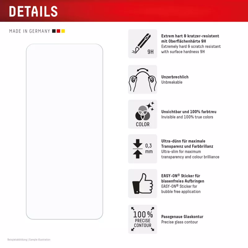 Displex Smart Glass (9H) apsauginis stiklas „Xiaomi Redmi 14C“, tvirtinimo lipdukas, nedūžtantis