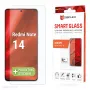Displex Smart Glass (9H) skirtas Xiaomi Redmi Note 14, montavimo lipdukas, nedūžtantis