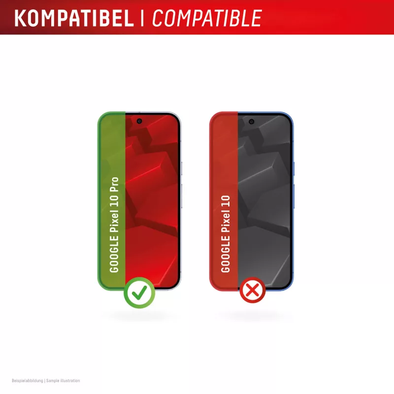 Displex ekrano apsauga + dėklas, skirtas Google Pixel 10 Pro, ekologiškas montavimo rėmelis, atsparus įbrėžimams