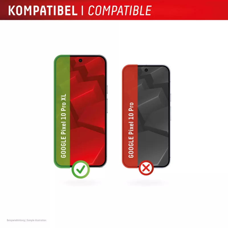 Displex ekrano apsauga + dėklas, skirtas Google Pixel 10 Pro XL, Eko montavimo rėmelis, atsparus įbrėžimams