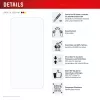 Grūdintas išmanusis stiklo ekrano apsauga e.v.i., skirta „Xiaomi 15T / 15T Pro“ (9H), su montavimo lipduku, permatoma