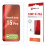 Grūdintas apsauginis stiklas Smart Glass e.v.i. skirtas Xiaomi Redmi Note 15 Pro (9H), tvirtinimo lipdukas, permatomas, 1 vnt.