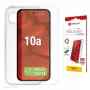 Ekrano apsauga ir dėklas e.v.i. Google Pixel 10a – grūdintas stiklas, permatomas, atsparus įbrėžimams ir smūgiams