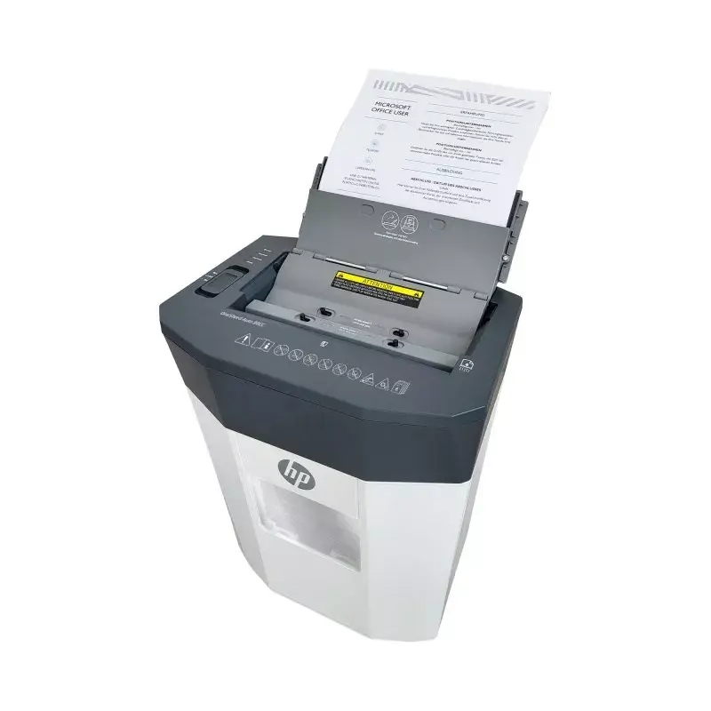 HP OneShred Auto 80CC popieriaus smulkintuvas kryžminis smulkinimas 68 dB 22 cm Baltas