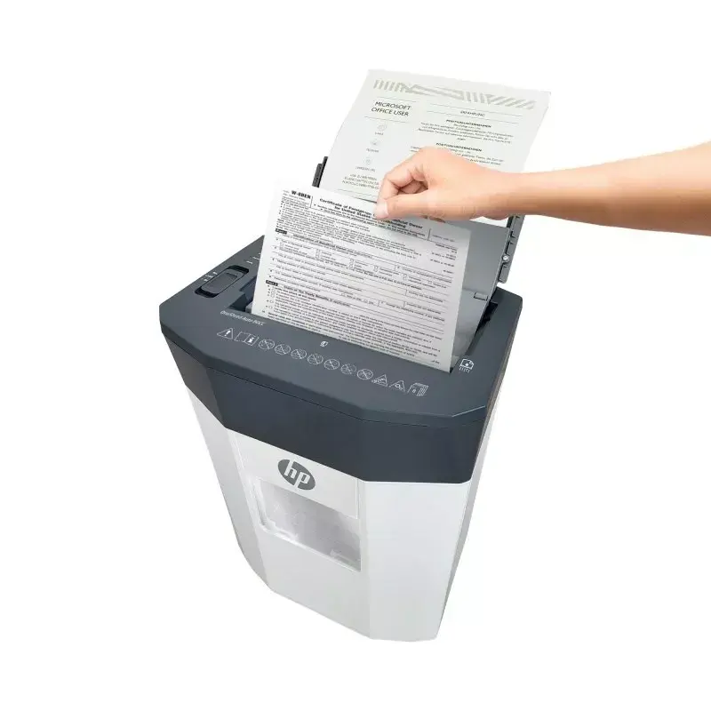 HP OneShred Auto 80CC popieriaus smulkintuvas kryžminis smulkinimas 68 dB 22 cm Baltas