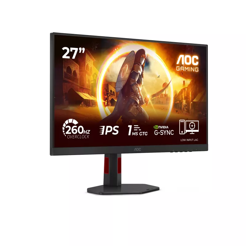 AOC G4 27G4ZR kompiuterio monitorius 68,6 cm (27 colių) 1920 x 1080 pikselių Full HD LED juodas, raudonas