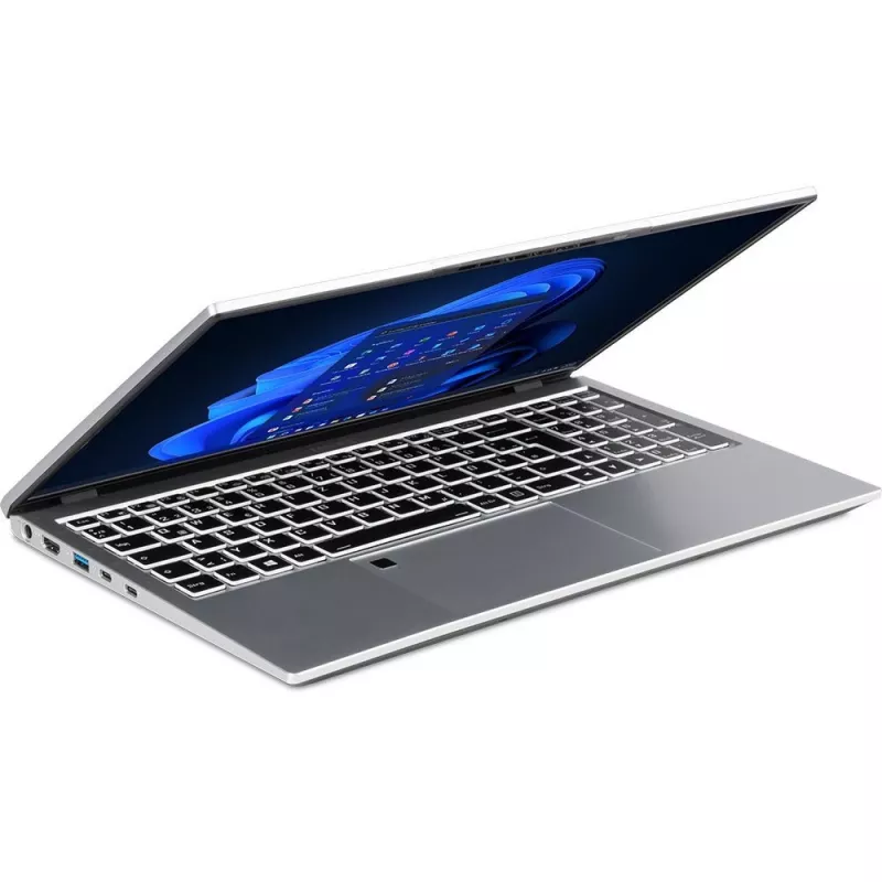 TERRA MOBILE US1220800 nešiojamasis kompiuteris Intel® Core™ i7 i7-1355U 39,6 cm (15,6 colio) Full HD 16 GB DDR5-SDRAM 512 GB SSD Wi-Fi 6 (802.11ax) Windows 11 Pro Sidabrinis