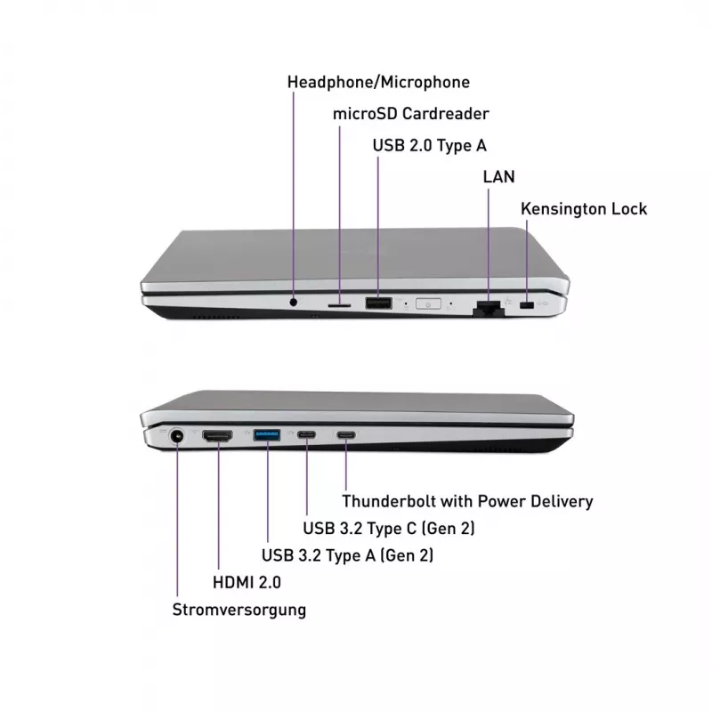 TERRA MOBILE US1220800 nešiojamasis kompiuteris Intel® Core™ i7 i7-1355U 39,6 cm (15,6 colio) Full HD 16 GB DDR5-SDRAM 512 GB SSD Wi-Fi 6 (802.11ax) Windows 11 Pro Sidabrinis