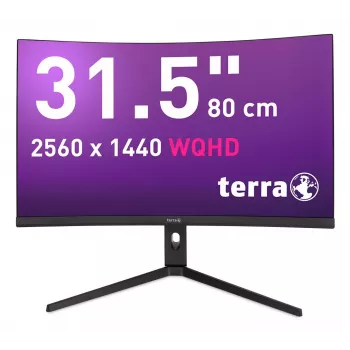 TERRA 3285W kompiuterio monitorius 80 cm (31,5 col.) 2560 x 1440 pikselių Wide Quad HD LCD juodas
