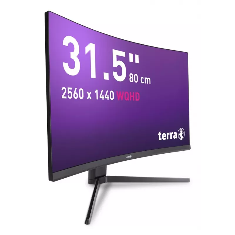 TERRA 3285W kompiuterio monitorius 80 cm (31,5 col.) 2560 x 1440 pikselių Wide Quad HD LCD juodas