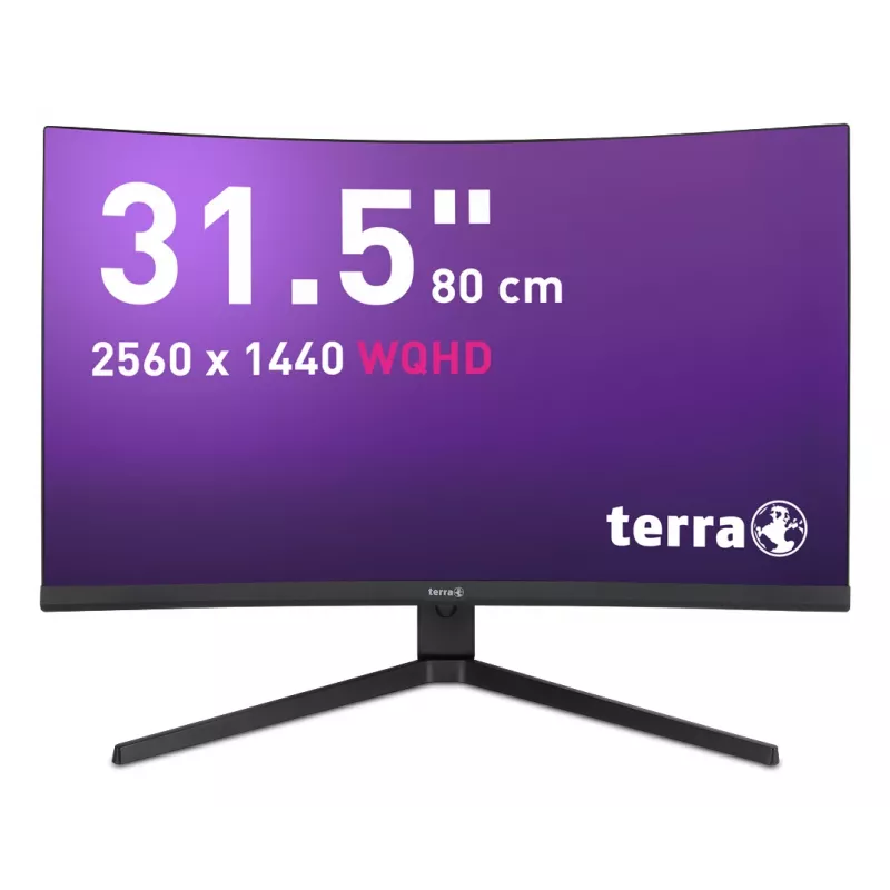TERRA 3285W kompiuterio monitorius 80 cm (31,5 col.) 2560 x 1440 pikselių Wide Quad HD LCD juodas