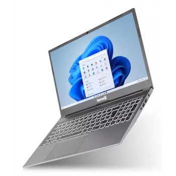 TERRA 1517R Intel® Core™ i3 i3-1315U nešiojamasis kompiuteris 39,6 cm (15,6 colio) Full HD 8 GB DDR4-SDRAM 500 GB SSD Wi-Fi 6 (802.11ax) Windows 11 Home olandų, JAV anglų kalbomis Pilka