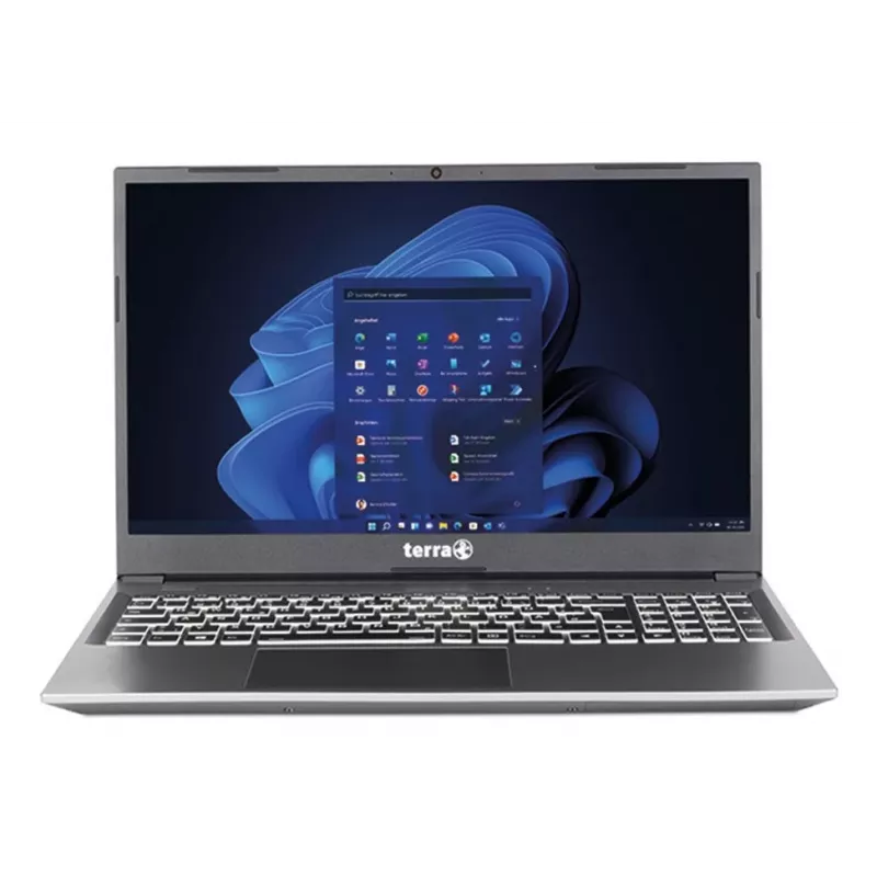 TERRA 1517R Intel® Core™ i3 i3-1315U nešiojamasis kompiuteris 39,6 cm (15,6 colio) Full HD 8 GB DDR4-SDRAM 500 GB SSD Wi-Fi 6 (802.11ax) Windows 11 Home olandų, JAV anglų kalbomis Pilka