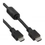 InLine HDMI kabelis High Speed kištukas + feritas juodas 1,8 m, 1,8 m, HDMI A tipo (standartinis), HDMI A tipo (standartinis), juodas