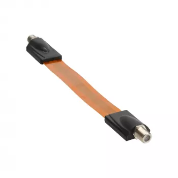 Langinis kanalas InLine SAT kabelis itin plonas F jungčiai, 0,11 m kabelis, 23×265×12 mm