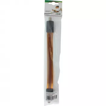 Langinis kanalas InLine SAT kabelis itin plonas F jungčiai, 0,11 m kabelis, 23×265×12 mm