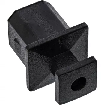 InLine dulkių dangtelis USB-B lizdui, juodas, 50 vnt.
