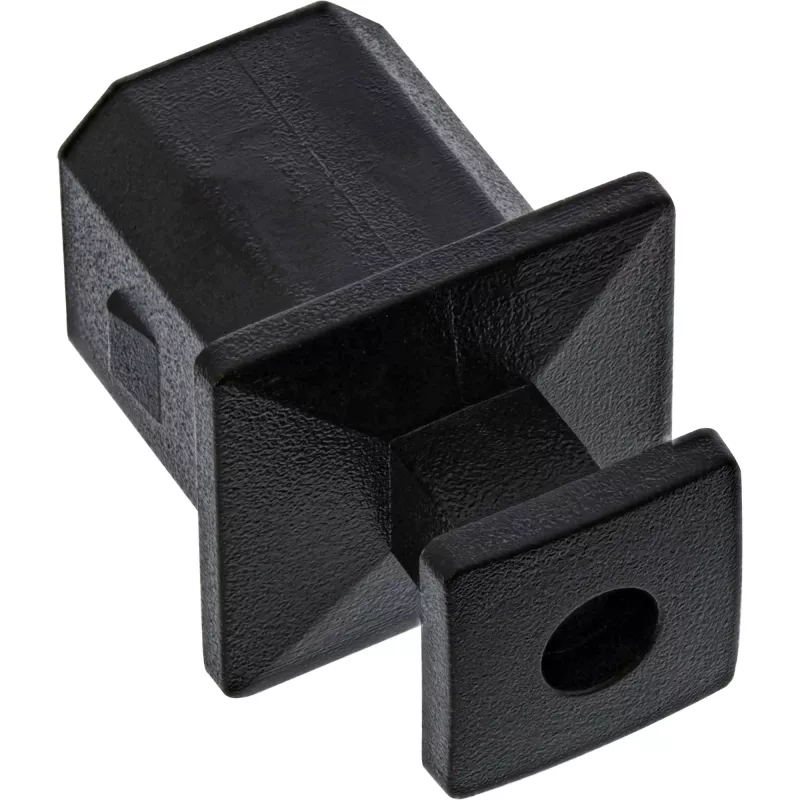 InLine dulkių dangtelis USB-B lizdui, juodas, 50 vnt.