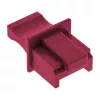 InLine apsauginis dangtelis RJ45 lizdui, tamsiai raudonas, 10 vnt.