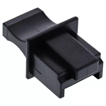 Dulkių dangtelis RJ45 lizdui InLine 59942C juodas 10 vnt.