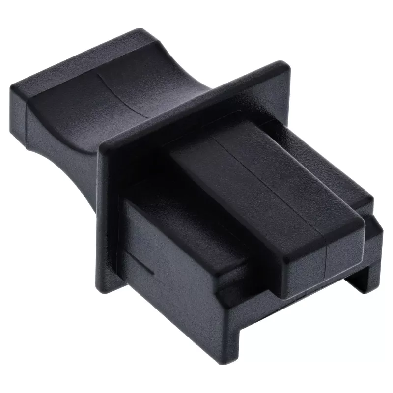 Dulkių dangtelis RJ45 lizdui InLine 59942C juodas 10 vnt.