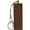 InLine USB 3.0 atmintukas, woodline riešutmedis, su raktų pakabuku, 32GB