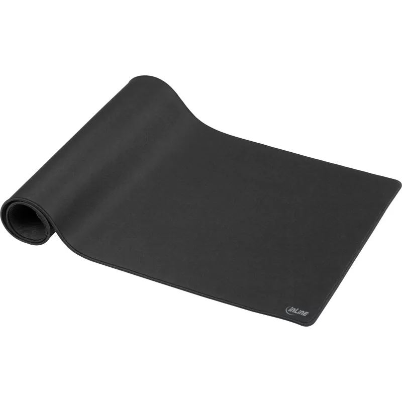 Stalinis kilimėlis InLine pelė pad XL, tekstilinis paviršius, juodas, 900×400×2 mm