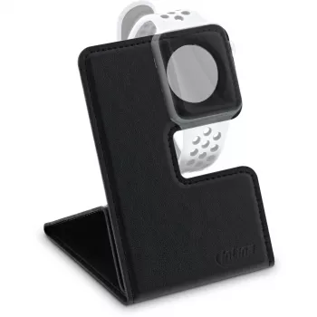 InLine sulankstomas pasyvus laikiklis, skirtas Apple Watch, juodas, naudojimui ant stalo / lentynos