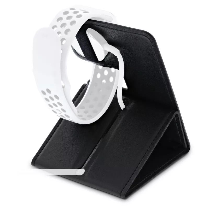 InLine sulankstomas pasyvus laikiklis, skirtas Apple Watch, juodas, naudojimui ant stalo / lentynos